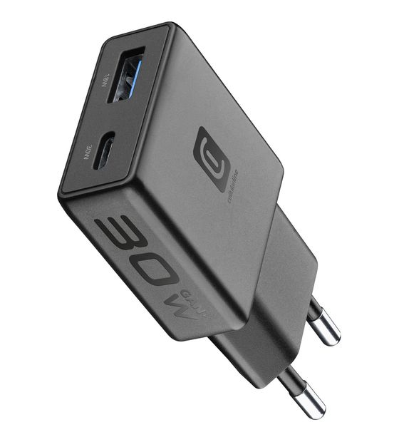 Cellular Line CHARGER POWER LITE 30W SLIM DUAL A+C f&uuml;r 24,99 Euro
