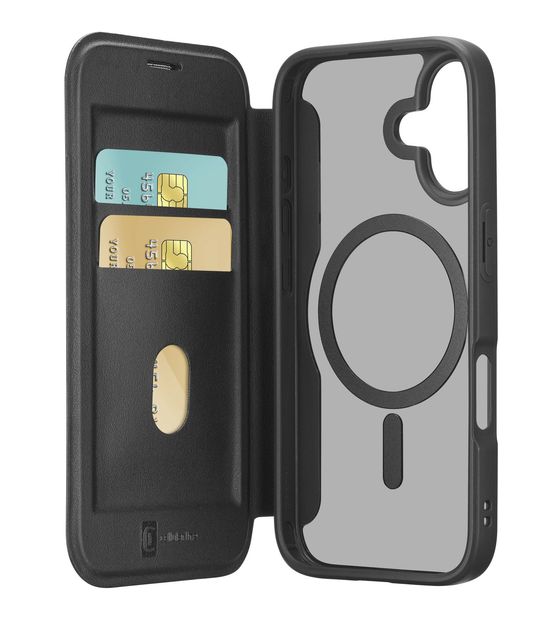 Cellular Line Daily Mag Folio für Apple iPhone 17  (Schwarz) f&uuml;r 34,99 Euro