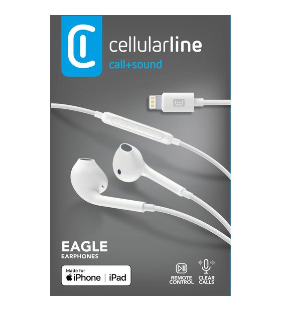 Cellular Line Eagle In-Ear Kopfhörer Kabelgebunden  (Weiß) f&uuml;r 29,99 Euro