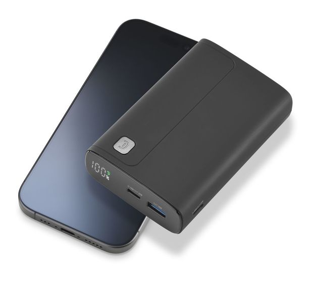 Cellular Line Elite 20000 mAh Powerbank USB Typ-C  (Schwarz) f&uuml;r 44,99 Euro