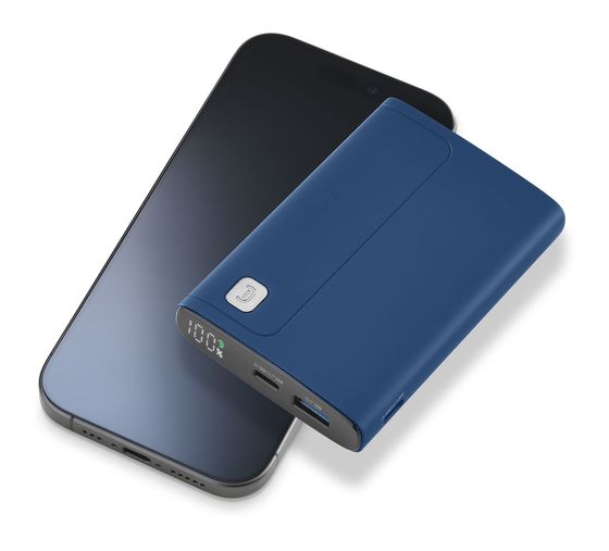 Cellular Line Elite 10000 mAh Powerbank USB Typ-C  (Blau) f&uuml;r 29,49 Euro