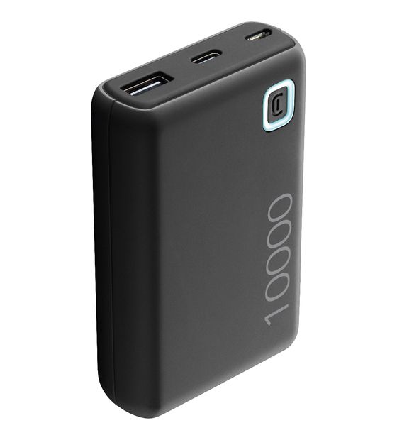 Cellular Line Essence 10000 mAh Powerbank Micro-USB + USB Type-C  (Schwarz) f&uuml;r 21,49 Euro