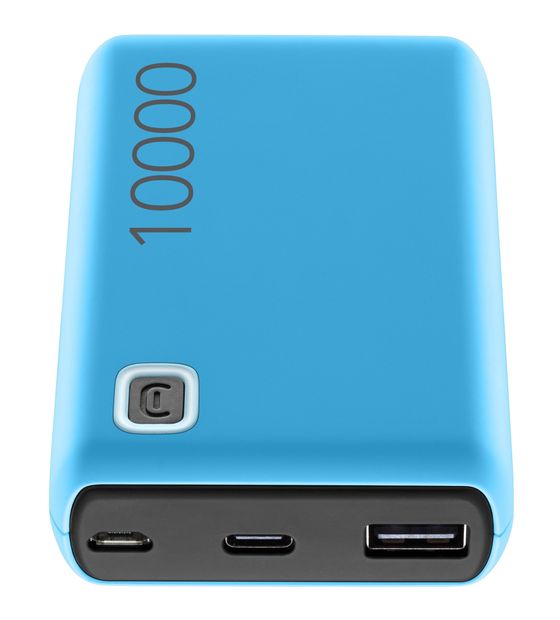 Cellular Line Essence 10000 mAh Powerbank Micro-USB + USB Type-C  (Blau) f&uuml;r 21,49 Euro