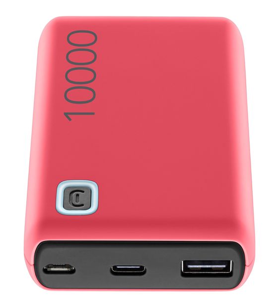 Cellular Line Essence 10000 mAh Powerbank Micro-USB + USB Type-C  (Pink) f&uuml;r 21,49 Euro