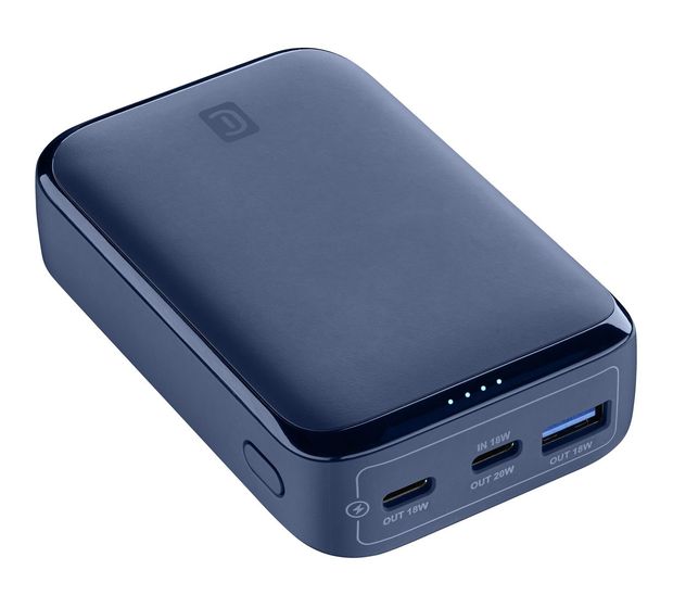 Cellular Line Essence 10000 mAh Powerbank USB Typ-C  (Blau) f&uuml;r 24,99 Euro