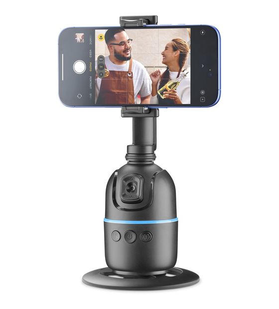 Cellular Line Facecam Handyhalterung mit automatischer Gesichtserkennung 95 mm Universal  (Schwarz) f&uuml;r 39,99 Euro