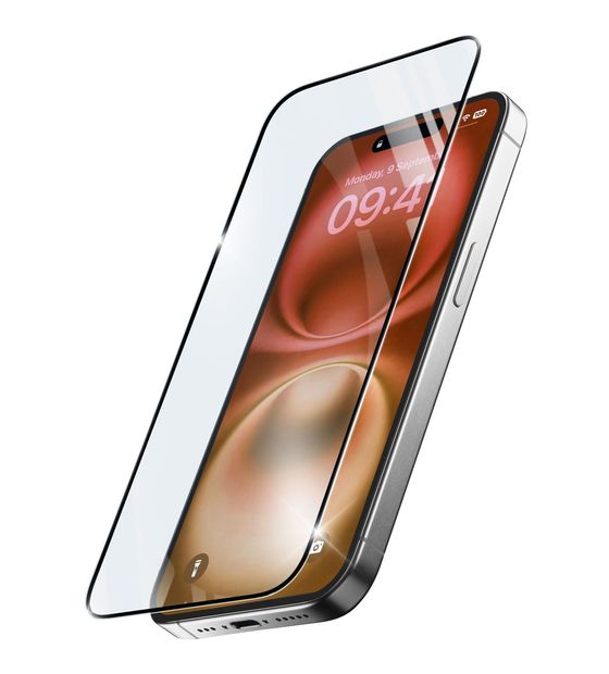 Cellular Line Fortified Xtreme Glass Klare Bildschirmschutzfolie gehärtetes Glas für  Apple iPhone 16 Plus Fallbeständig, Schlagfest, Kratzresistent f&uuml;r 28,49 Euro