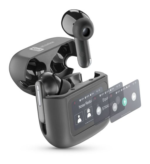 Cellular Line Hush In-Ear Bluetooth Kopfhörer Kabellos TWS 6 h Laufzeit  (Schwarz) f&uuml;r 52,49 Euro