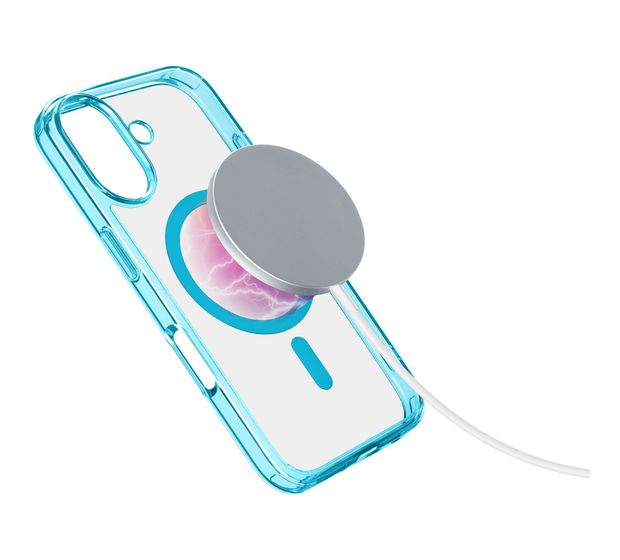 Cellular Line Iconic Mag Cover für Apple iPhone 16  (Hellblau) f&uuml;r 23,49 Euro