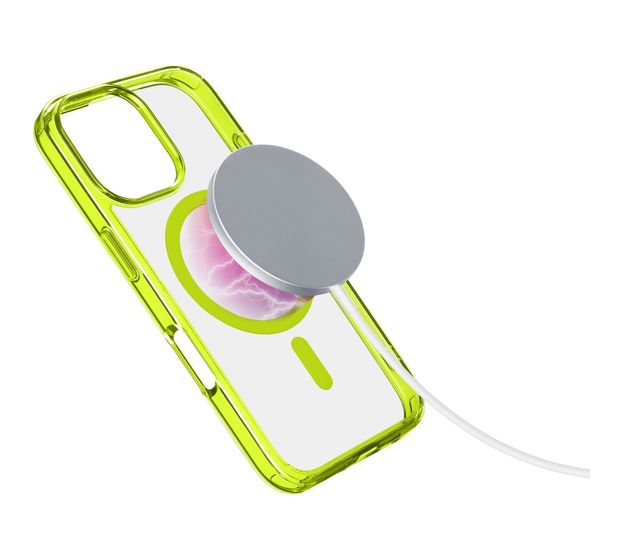 Cellular Line Iconic Mag Cover für Apple iPhone 16 Pro  (Limette) f&uuml;r 23,49 Euro
