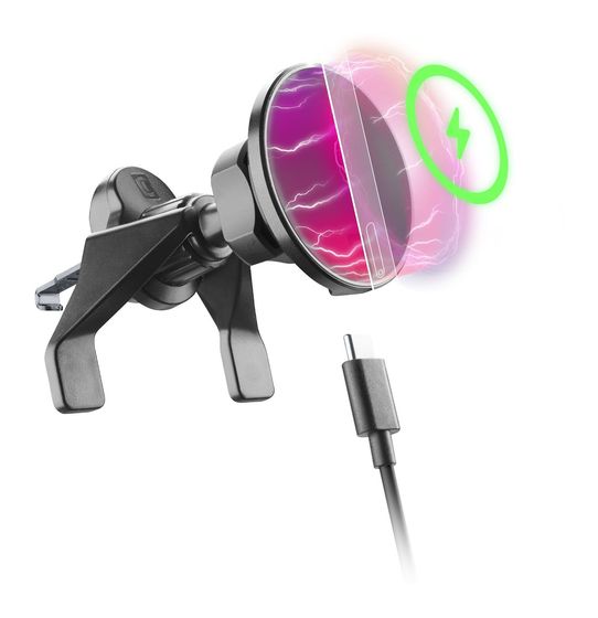 Cellular Line Mag Wireless Charging Holder Magnetische Autohalterung kompatibel mit MagSafe kabellosem Laden f&uuml;r 34,99 Euro