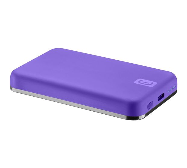 Cellular Line Magsafe 5000 mAh Powerbank USB Typ-C Kabelloses Laden  (Violett) f&uuml;r 32,99 Euro