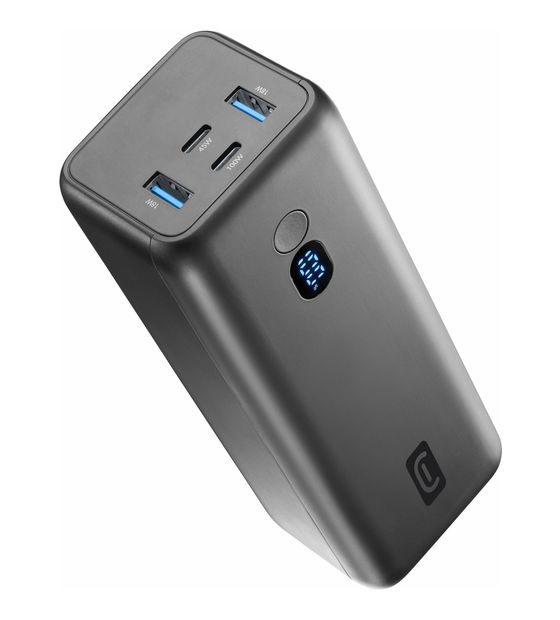 Cellular Line Maxi 27000 mAh Powerbank USB Typ-C  (Schwarz) f&uuml;r 119,99 Euro