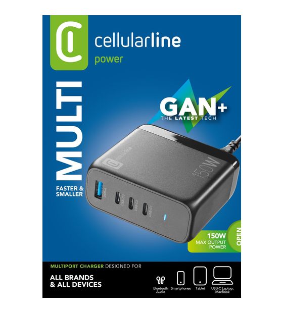 Cellular Line MULTIPOWER DESK GAN 150W f&uuml;r 100,99 Euro