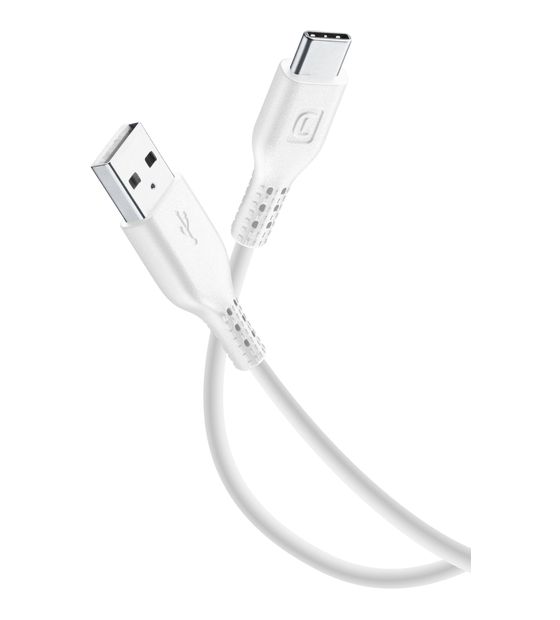 Cellular Line Power Cable USB A auf bis 15 W 0,6 m  (Weiß) f&uuml;r 9,99 Euro