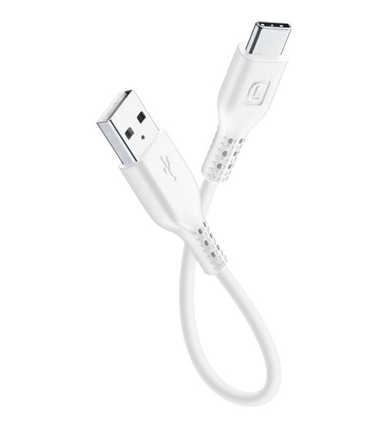 Cellular Line Power Cable USB A auf bis 15 W 0,15 m  (Weiß) f&uuml;r 9,99 Euro
