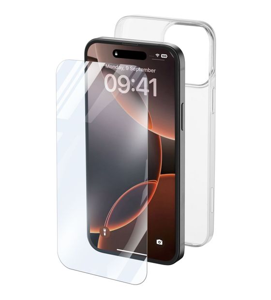Cellular Line Protection Kit Cover für Apple iPhone 16 Pro  (Transparent) f&uuml;r 18,99 Euro