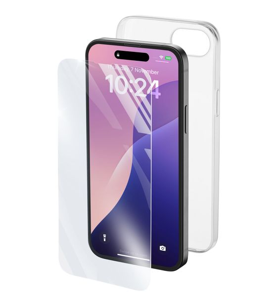 Cellular Line Protection Kit Cover für Apple iPhone 16e/17e  (Transparent) f&uuml;r 18,99 Euro