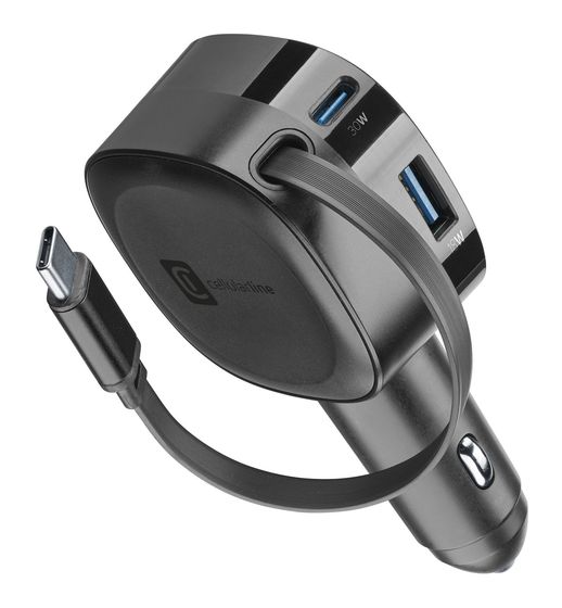 Cellular Line Retractable Car Charger f&uuml;r 34,99 Euro