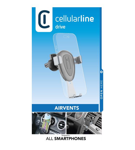 Cellular Line Slide - Universal Smartphonehalterung für Lüftungsdüsen im Auto f&uuml;r 19,99 Euro