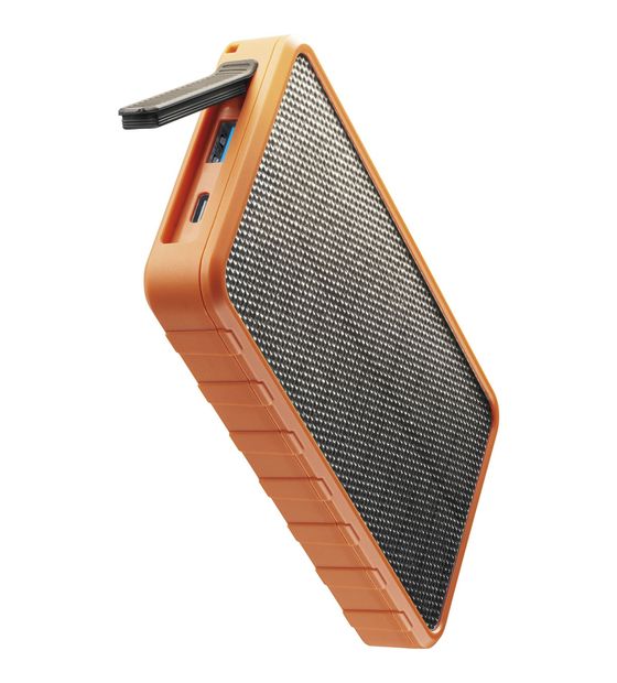 Cellular Line Solar 10000 mAh Powerbank USB Typ-C  (Orange) f&uuml;r 40,49 Euro
