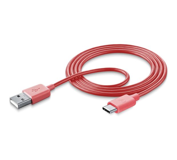 Cellular Line Stylecolor Cable USB A auf 1 m  (Pink) f&uuml;r 5,93 Euro