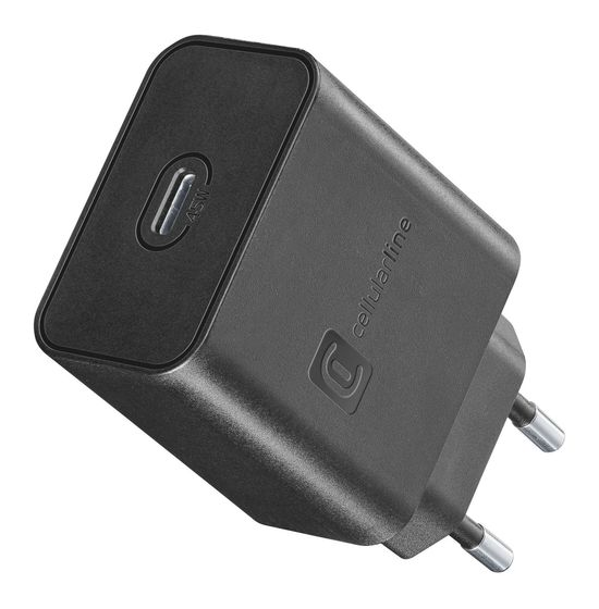 Cellular Line Super Fast Charger PD 45W USB-C-Netzladegeräte 45 W f&uuml;r 25,49 Euro