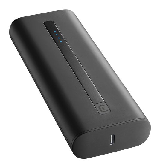 Cellular Line Thunder 20000 mAh Powerbank USB Typ-C  (Schwarz) f&uuml;r 39,99 Euro