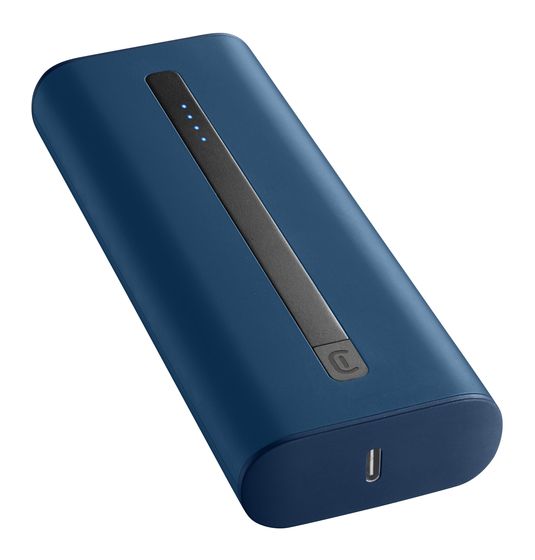 Cellular Line Thunder 20000 mAh Powerbank USB Typ-C  (Blau) f&uuml;r 39,99 Euro