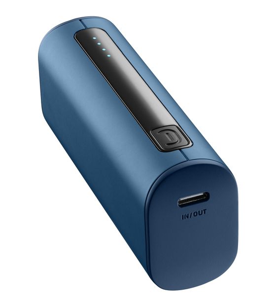 Cellular Line Thunder 5000 mAh Powerbank USB Typ-C  (Blau) f&uuml;r 19,99 Euro