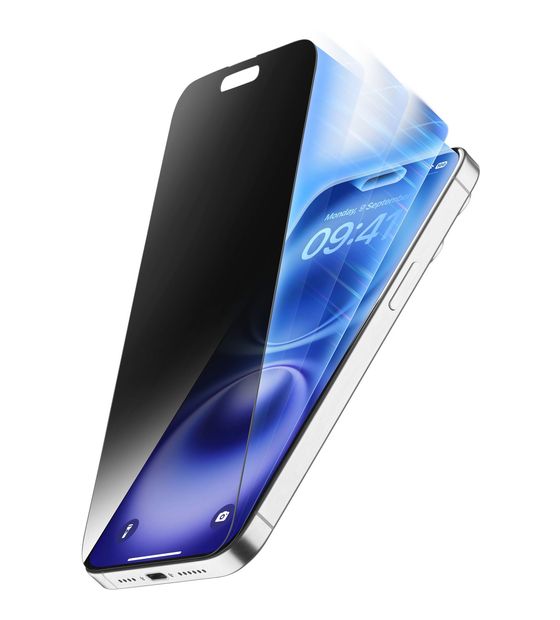 Cellular Line Top Secret Eclipse Datenschutz-Bildschirmschutz " Privacy " gehärtetes Glas 9H für  Apple iPhone 16 f&uuml;r 32,99 Euro