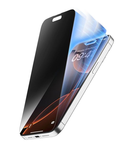 Cellular Line Top Secret Eclipse Datenschutz-Bildschirmschutz " Privacy " gehärtetes Glas 9H für  Apple iPhone 16 Pro f&uuml;r 32,99 Euro