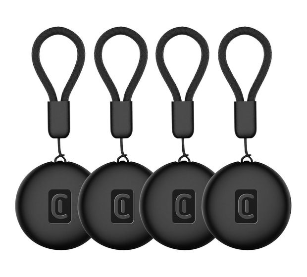 Cellular Line Tracy Tag 4er Pack  (Schwarz) f&uuml;r 39,99 Euro
