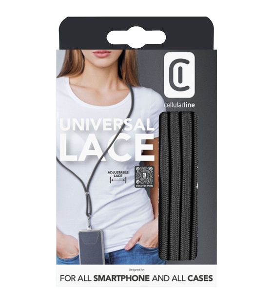 Cellular Line Universal Lace Umhängegurt für Universal  (Schwarz) f&uuml;r 10,99 Euro