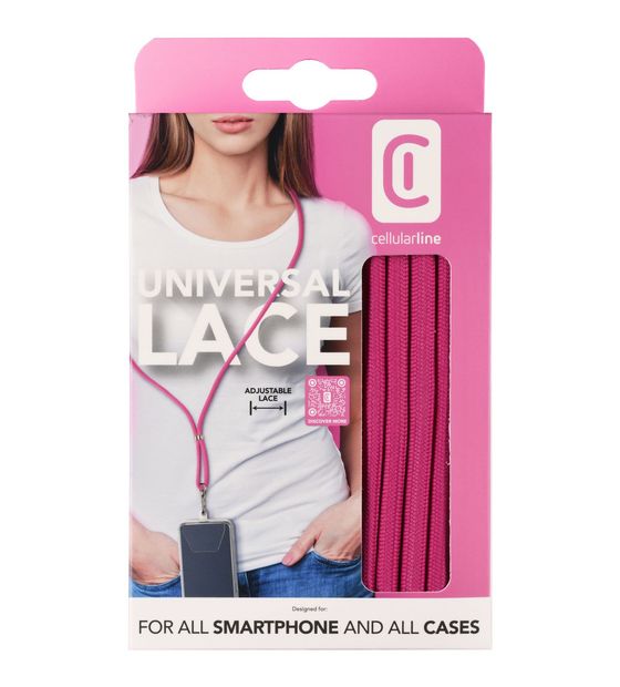 Cellular Line Universal Lace Umhängegurt für Universal  (Pink) f&uuml;r 12,99 Euro