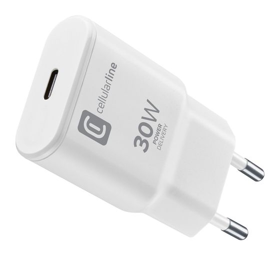 Cellular Line USB-C Ladegerät mit GaN-Technologie - GAN SLIM 30W f&uuml;r 19,99 Euro
