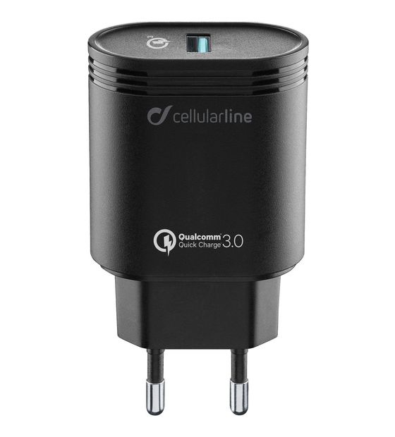Cellular Line USB Charger 18W - Huawei, Xiaomi, Wiko, Asus and other smartphone 18W Adaptives Netzladegerät f&uuml;r 17,99 Euro