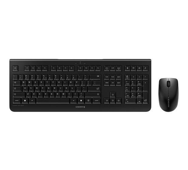 Cherry DW3000 Universal Tastatur RF Wireless 2.4 - 2.483 GHz  (Schwarz) f&uuml;r 41,49 Euro