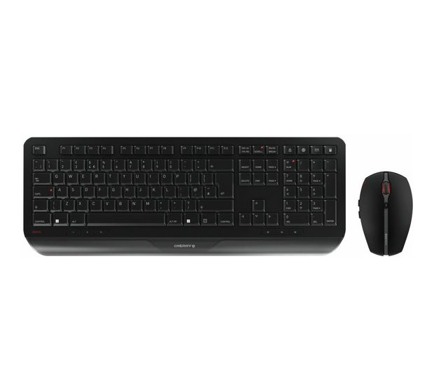 Cherry Gentix Desktop Heimbüro Tastatur RF Wireless 2.4 GHz  (Schwarz) f&uuml;r 51,86 Euro