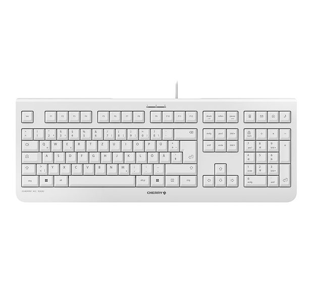 Cherry KC1000 Büro Tastatur USB  (Grau) f&uuml;r 17,63 Euro