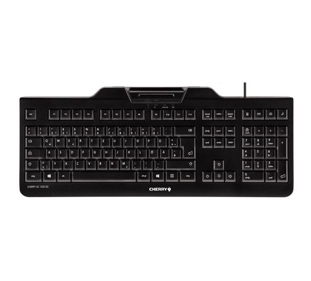 Cherry KC1000 SC Tastatur USB  (Schwarz) f&uuml;r 54,99 Euro