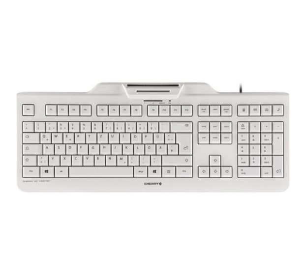 Cherry KC1000 SC Tastatur USB  (Grau) f&uuml;r 34,49 Euro