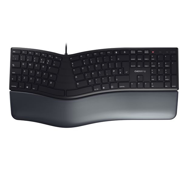Cherry KC4500 Ergo Universal Tastatur USB  (Schwarz) f&uuml;r 58,09 Euro