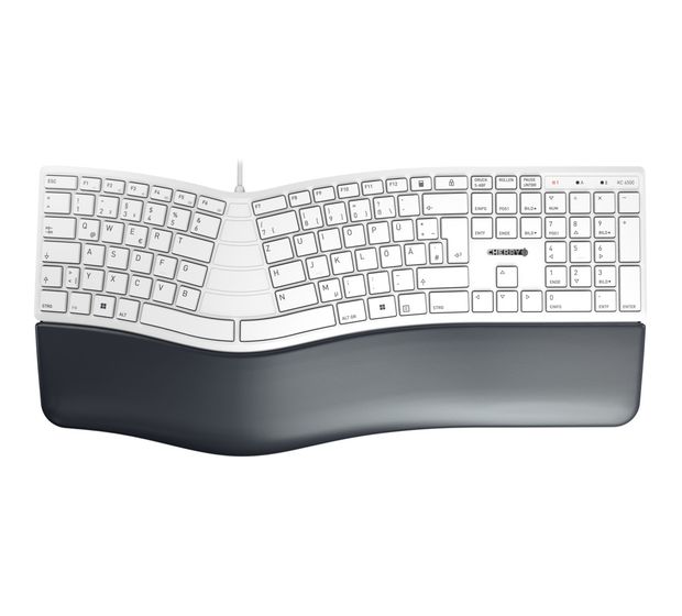 Cherry KC4500 Ergo Universal Tastatur USB  (Weiß) f&uuml;r 58,09 Euro