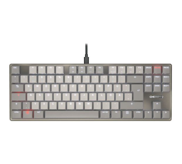 Cherry KC500MX LP TKL Heimbüro Tastatur USB  (Grau) f&uuml;r 90,49 Euro