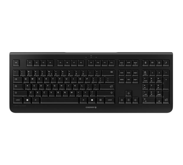 Cherry KW3000 Universal Tastatur RF Wireless 2.4 -2.4835 GHz  (Schwarz) f&uuml;r 28,00 Euro