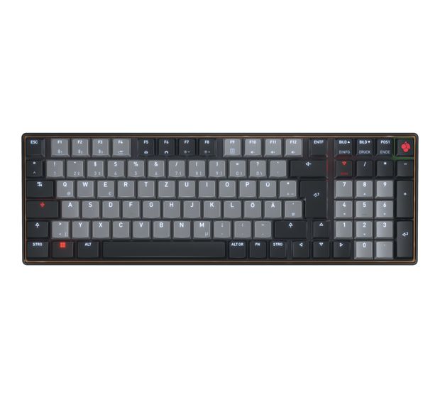 Cherry KW550MX LP LED Heimbüro Tastatur USB + Bluetooth  (Schwarz) f&uuml;r 105,99 Euro