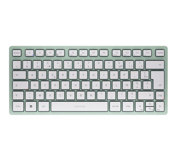 Cherry KW7100 Mini BT Universal Tastatur Bluetooth  (Mintfarbe) f&uuml;r 57,05 Euro