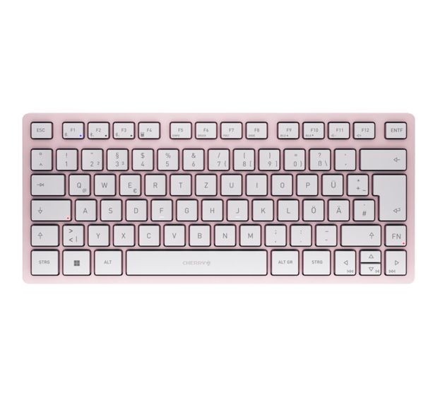 Cherry KW7100 Mini BT Universal Tastatur Bluetooth  (Pink) f&uuml;r 30,99 Euro