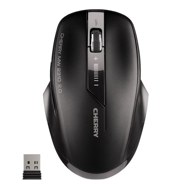 Cherry MW2310 2.0 2400 DPI Maus Optisch  (Schwarz) f&uuml;r 26,96 Euro